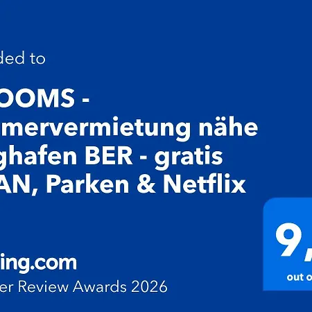 3 - Zimmervermietung Naehe Flughafen Ber - Gratis Wlan, Parken & Netflix * Berlin